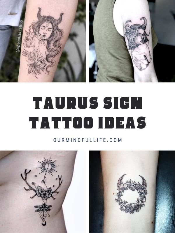 Taurus zodiac tattoo ideas