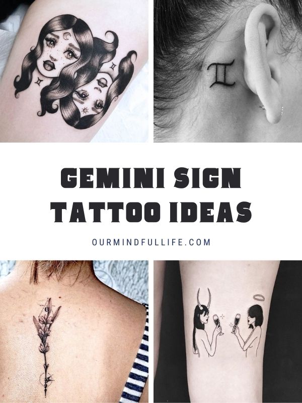 Gemini zodiac tattoo ideas
