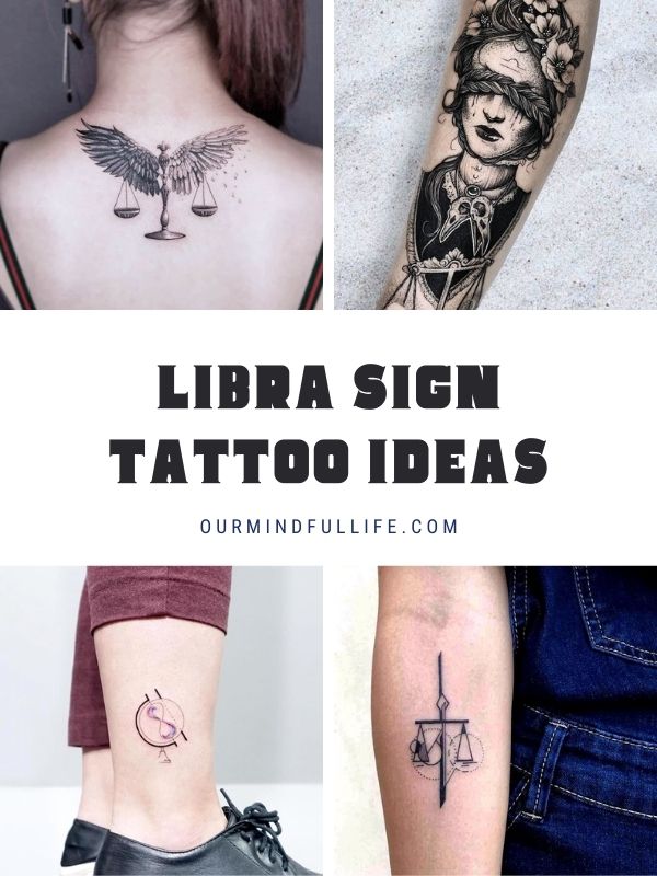 Libra zodiac tattoo ideas