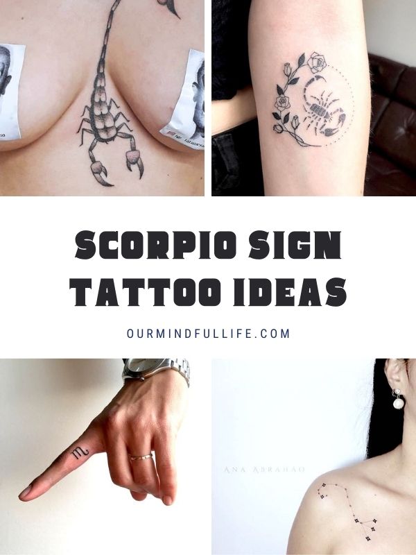 Scorpio zodiac tattoo ideas