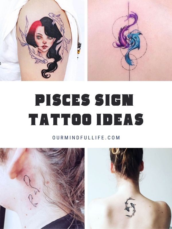 Pisces zodiac tattoo ideas