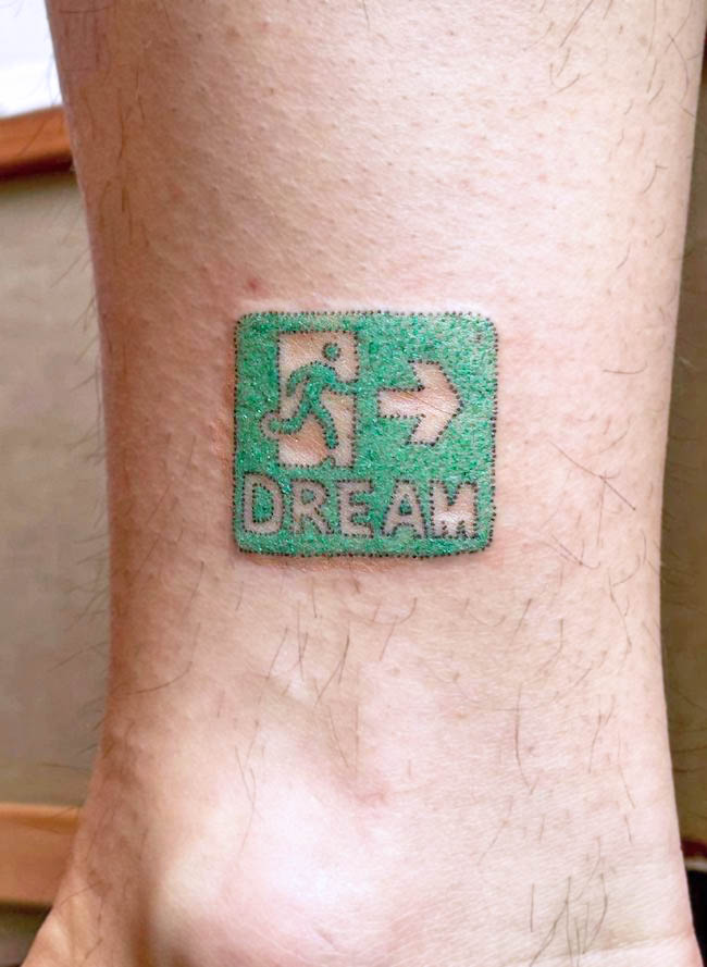 El camino hacia tus sueños _tatuaje de positividad de @imgonnahurtyoubaby