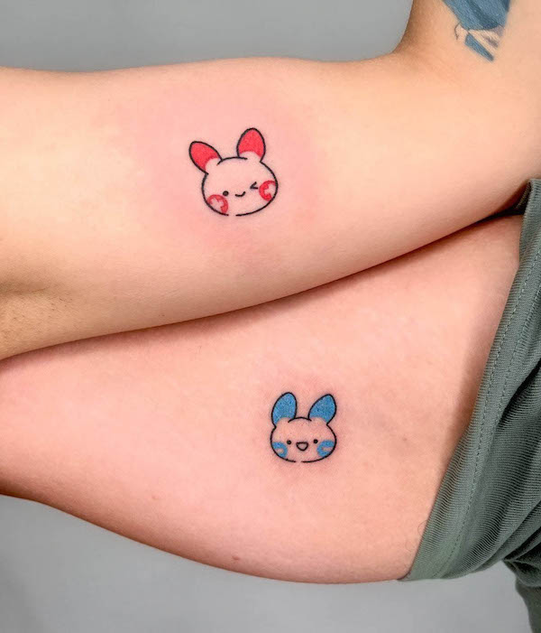 Lindos tatuajes de Pokémon de @pigeonpokes