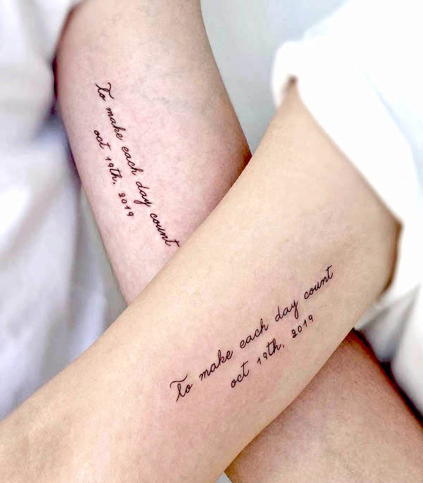 Haz que cada día cuente: tatuajes en el brazo de @tattooist_neul