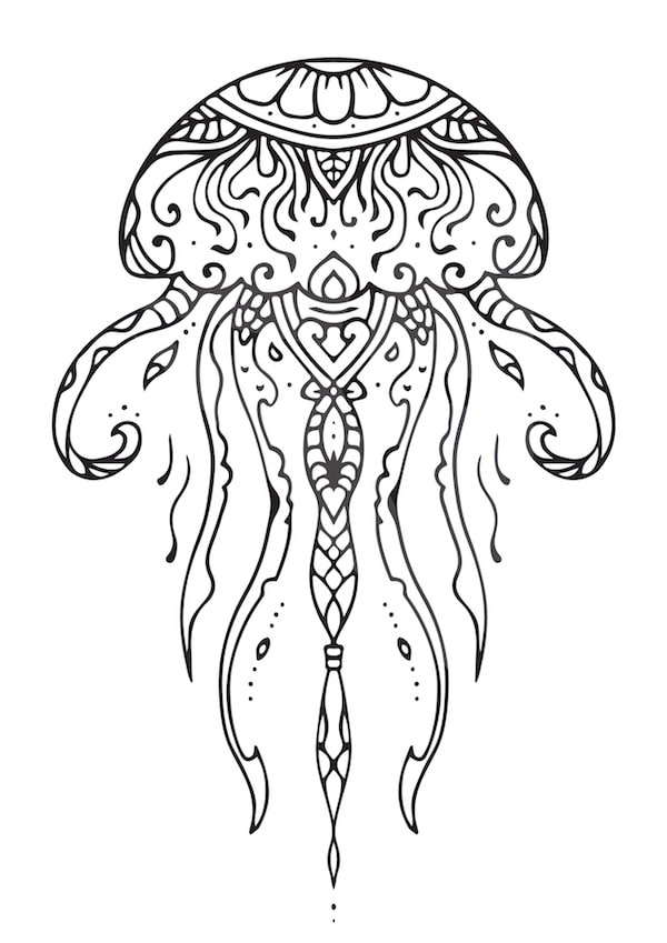 Mandala jellyfish
