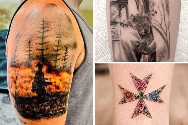 31 Empowering Firefighter Tattoos For Men and Women