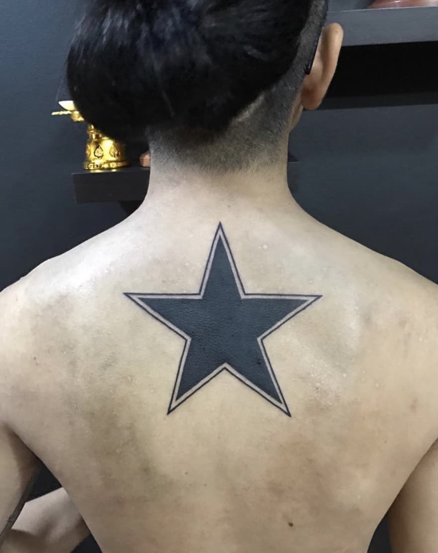 Star Back Tattoo
