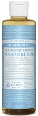 Top pick of the best soaps for a new tattoo: Dr. Bronner's Pure Castile Soap