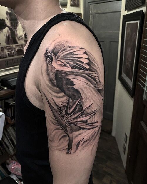 Bird of Paradise Tattoo