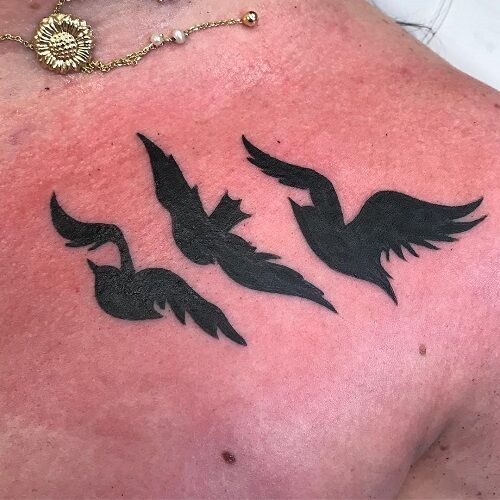 Divergent Bird Tattoo