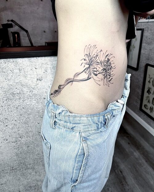 Tatuaje De Flor China