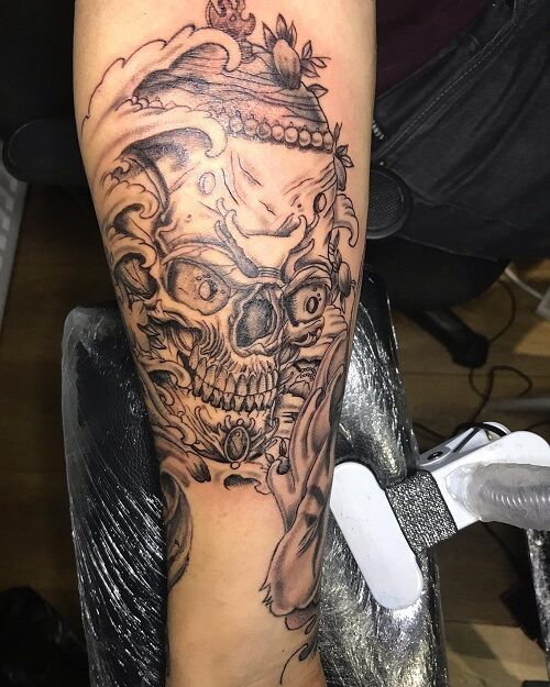 Tatuaje De Demonio Chino